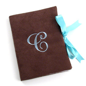 personalized faux suede photo album